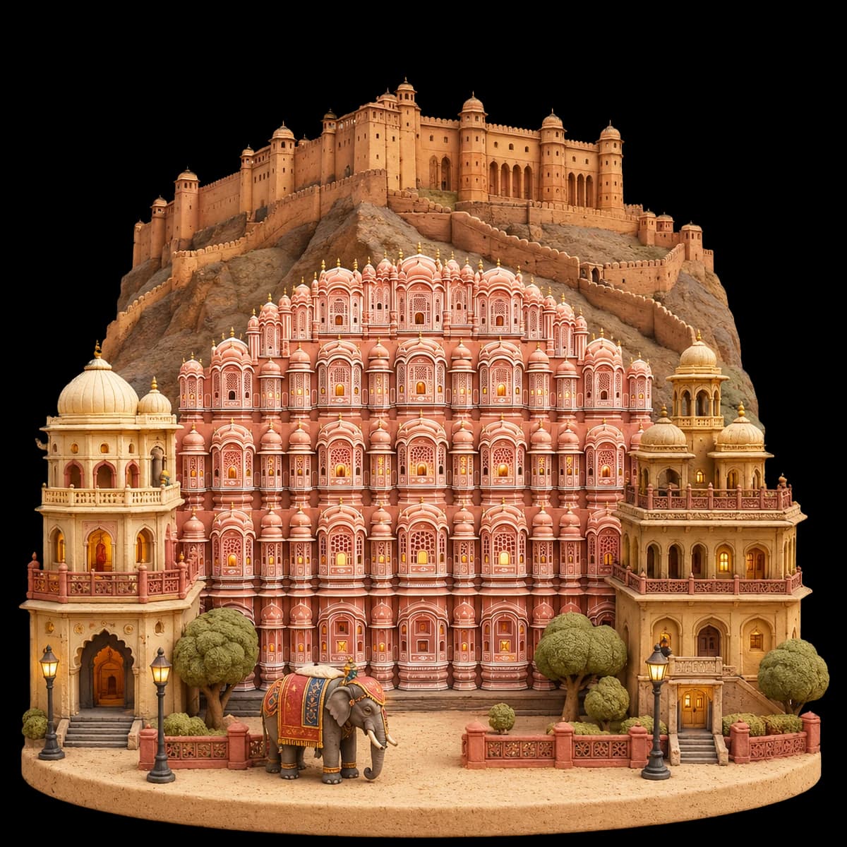 Jaipur diorama